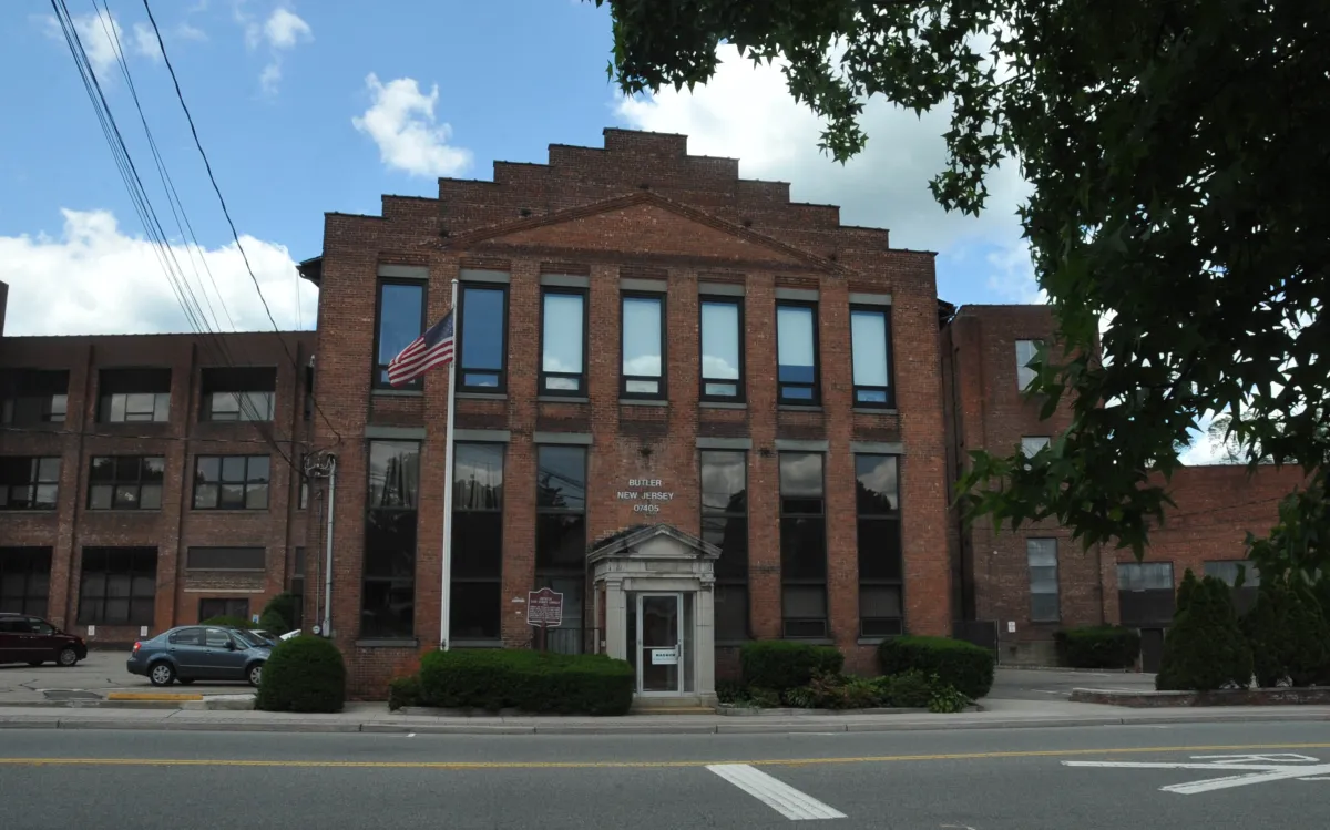 The American Hard Rubber factory building in Butler, NJ