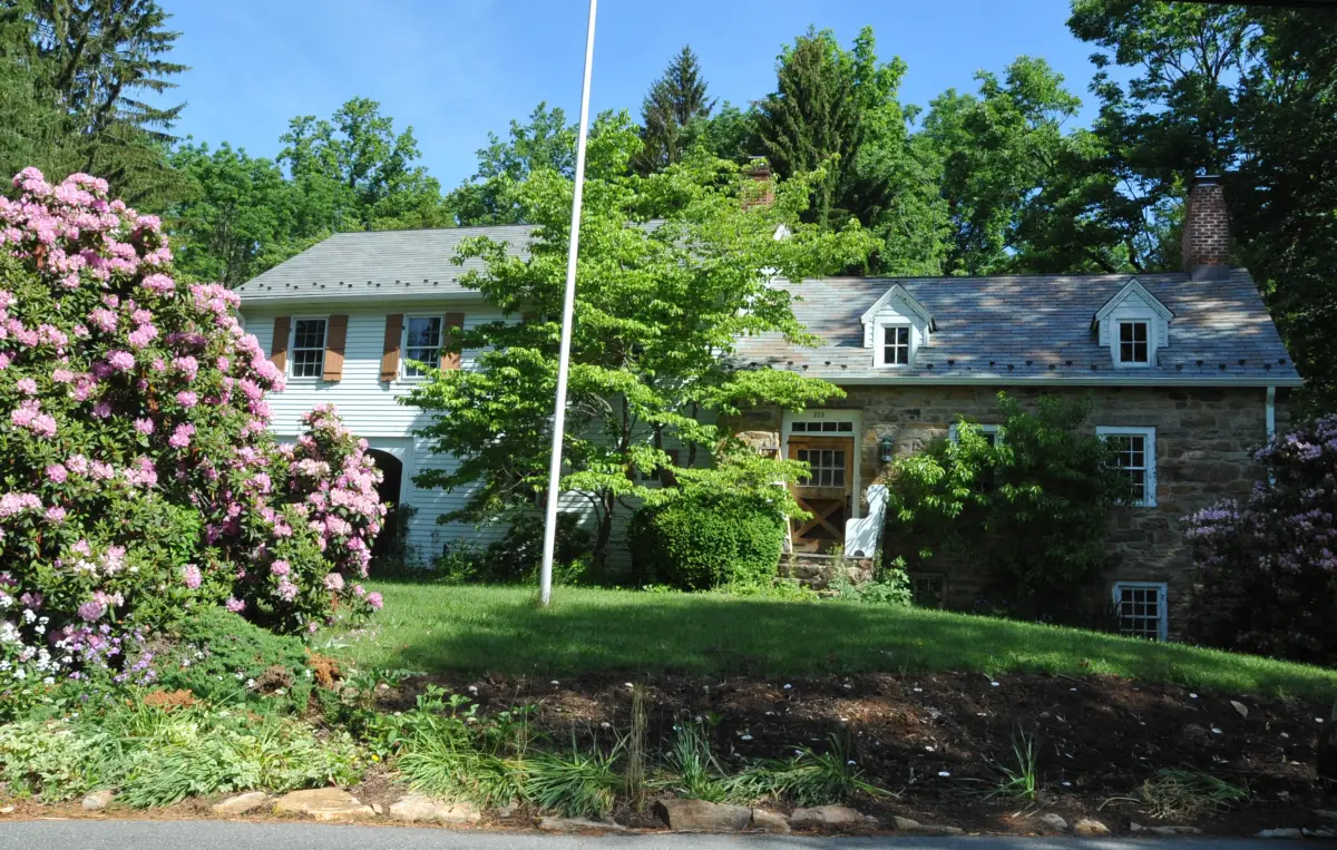 The Lewis Carey farmhouse in Mount Olive Township, NJ