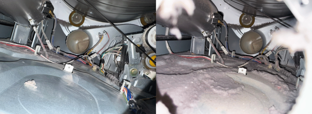 cleaning the Inside of a dryer in Mount Olive